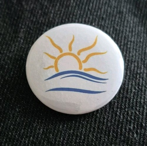 Naturist symbol badge - naturist, 26mm
