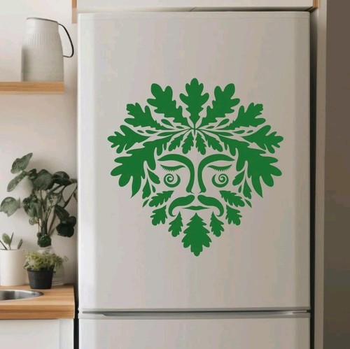 Green man decal for - green, van