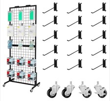 Grid wall panel display - wall, stand