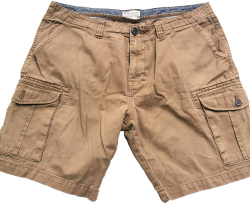 Mens cargo shorts w38 brown - tu,