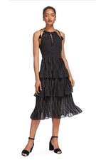 Whistles Imie Amena Print Tiered Dress UK Size 8