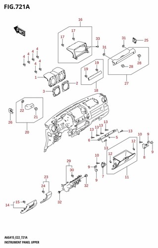 Suzuki genuine screw grip - screw,