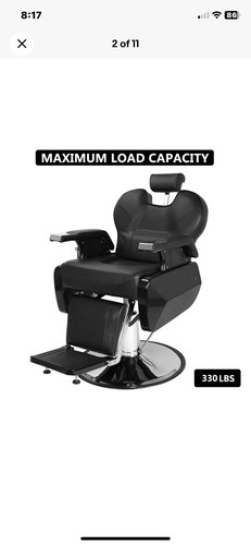 Heavy duty reclining barber - duty,