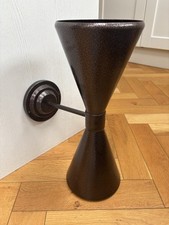 Large Industrial Style Metal Double Pendant Wall Ceiling Light Fitting HEAVY 