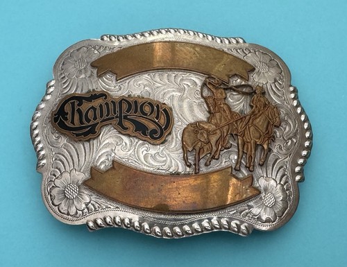 Vtg sterling silver rodeo - sterling,
