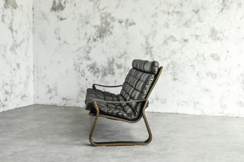 Danish vintage brown leather - brown,