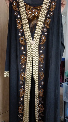  Multi coloured abayas get