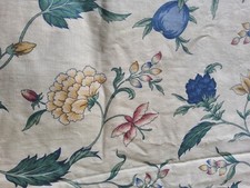 1 Pair Vintage Cotton Curtains