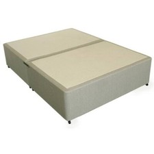 Brand New 5ft King Size Divan Bed Base In Grey! ON OFFER!