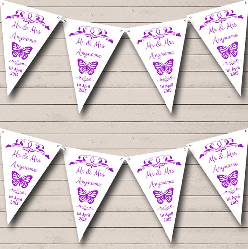 Party banner bunting butterfly - party,