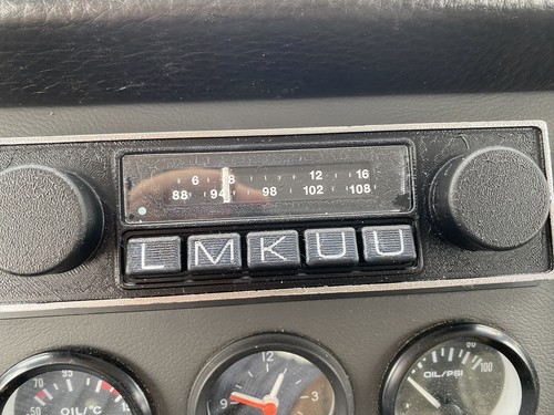 Classic car radio face - car,