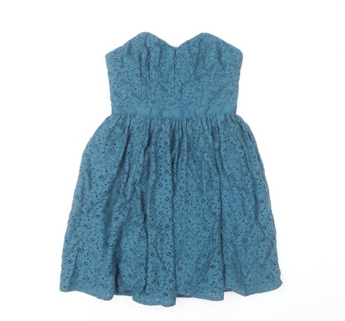 Jack wills blue strapless - wills,