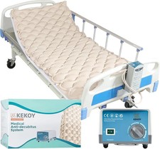Kekoy Alternating Pressure Mattress Bed Sore Prevention with Improved Whisper Qu