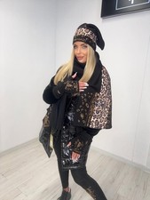 NEW Paparazzi Fashion Women's Set Hat Scarf Gloves Black