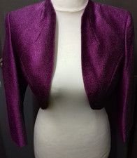 Precis Petite Magenta Bolero Size 10 H28
