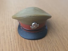 Vintage Action Man British Army Officer Cap With Badge 1970s