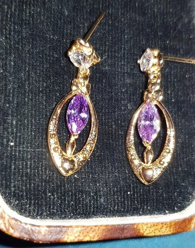 9ct gold amethyst - ❤️,