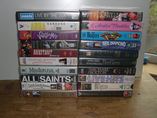 Assorted vhs music video - x,