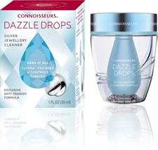 Connoisseurs Dazzle Drops Silver Jewellery Cleaner Non Toxic! Safe on Gems.