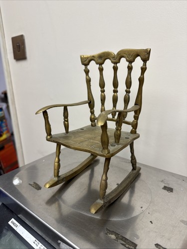 Vintage solid brass - brass, rocking