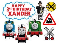 Thomas the Tank Engine Personalised Edible Icing Sheet A4 Cake Toppers