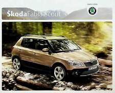 225725) Skoda Fabia Scout brochure 10/2010