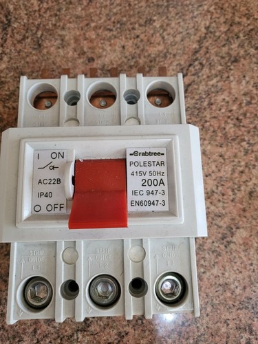 Crabtree polestar 200 amp - crabtree,