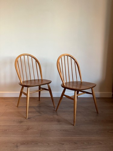 Two ercol 370 blonde - two,