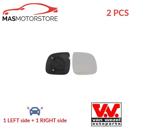 Rear view mirror glass pair - view,