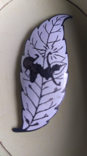 Siam sterling silver brooch - silver,