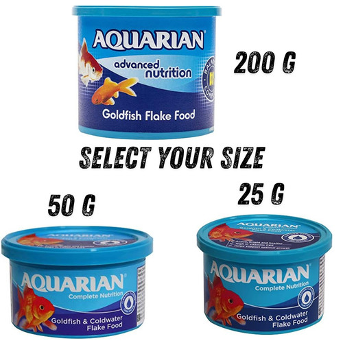 Aquarian goldfish flake food - aquarian,