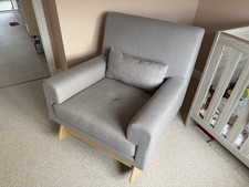 GAIA BABY SERENA NURSERY ROCKING CHAIR*JOHN LEWIS RRP £400*GREAT COND*NR GREY