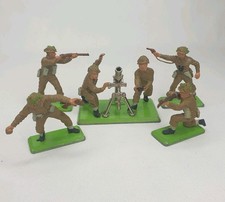 Britains Deetail WW2 British Infantry & Mortar Team Toy Soldiers 1/32 Diecast