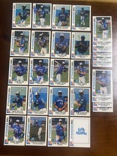 1989 Knoxville Blue Jays AA (Toronto) 19/29 Signed Minor League Best Cards Set
