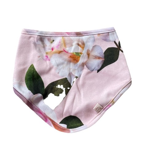 Pink floral ted baker bib - pink,