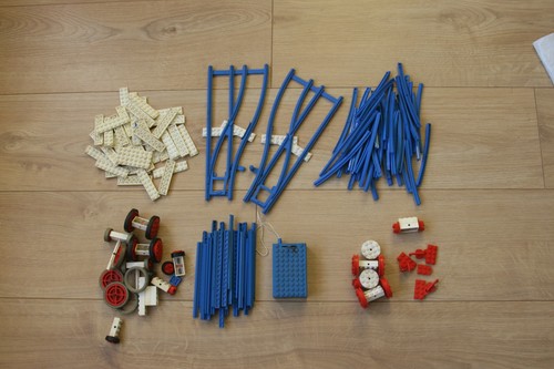 Lego vintage train track parts