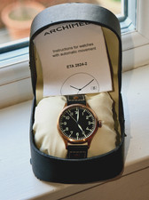 Archimede Bronze Pilot's watch