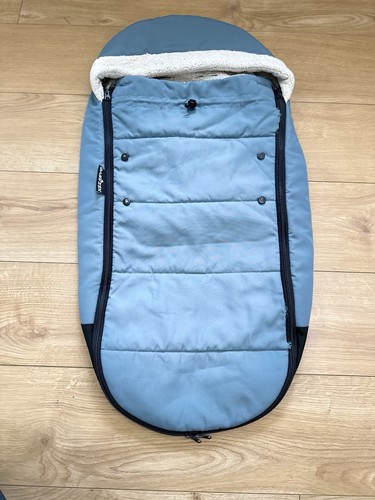 Babyzen aqua footmuff - aqua, used