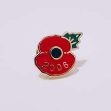 Small enamel poppy flower - enamel, poppy¹