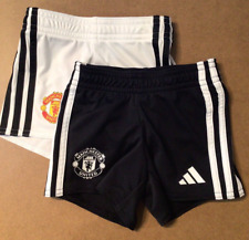 MANCHESTER UNITED -  HOME & AWAY SHORTS INFANT (Size 3-6 M) - NEW NO TAGS