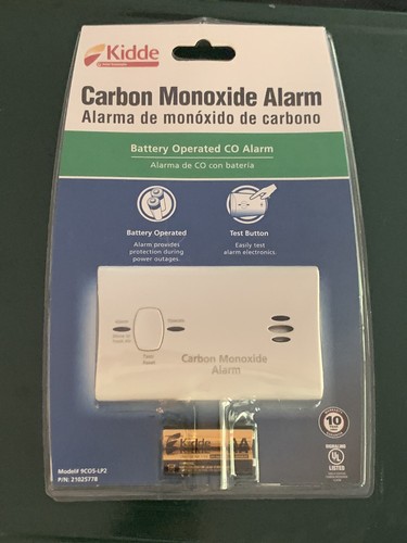 Carbon monoxide detector alarm - carbon,