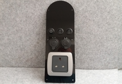 Switch panel usb - 12v, 240v
