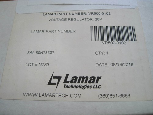 Lamar voltage regulator - lamar,