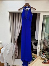 Pia Michi Women's Prom Dress Ball Gown Evening Dress Fishtail Blue 10