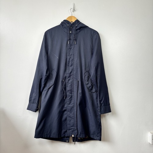 Pretty green navy blue hooded - green,