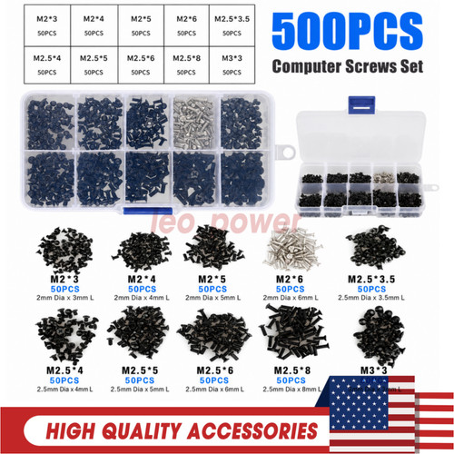 500pcs computer screw set - 500pcs,
