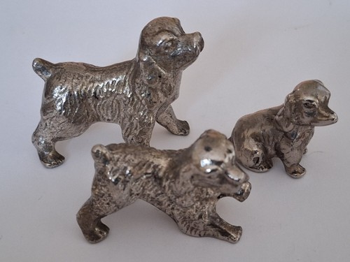 Vintage plated heavy spaniel - vintage,