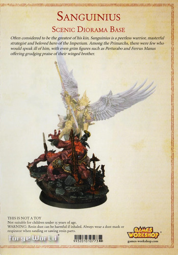Sanguinius scenic diorama base - sanguinius,