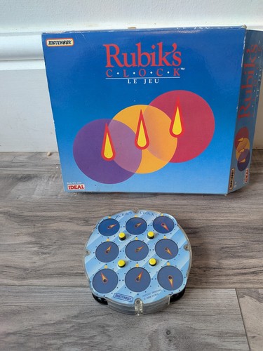 Rubiks vintage matchbox - rubiks,