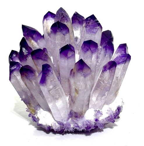 Large purple crystal cluster - purple,